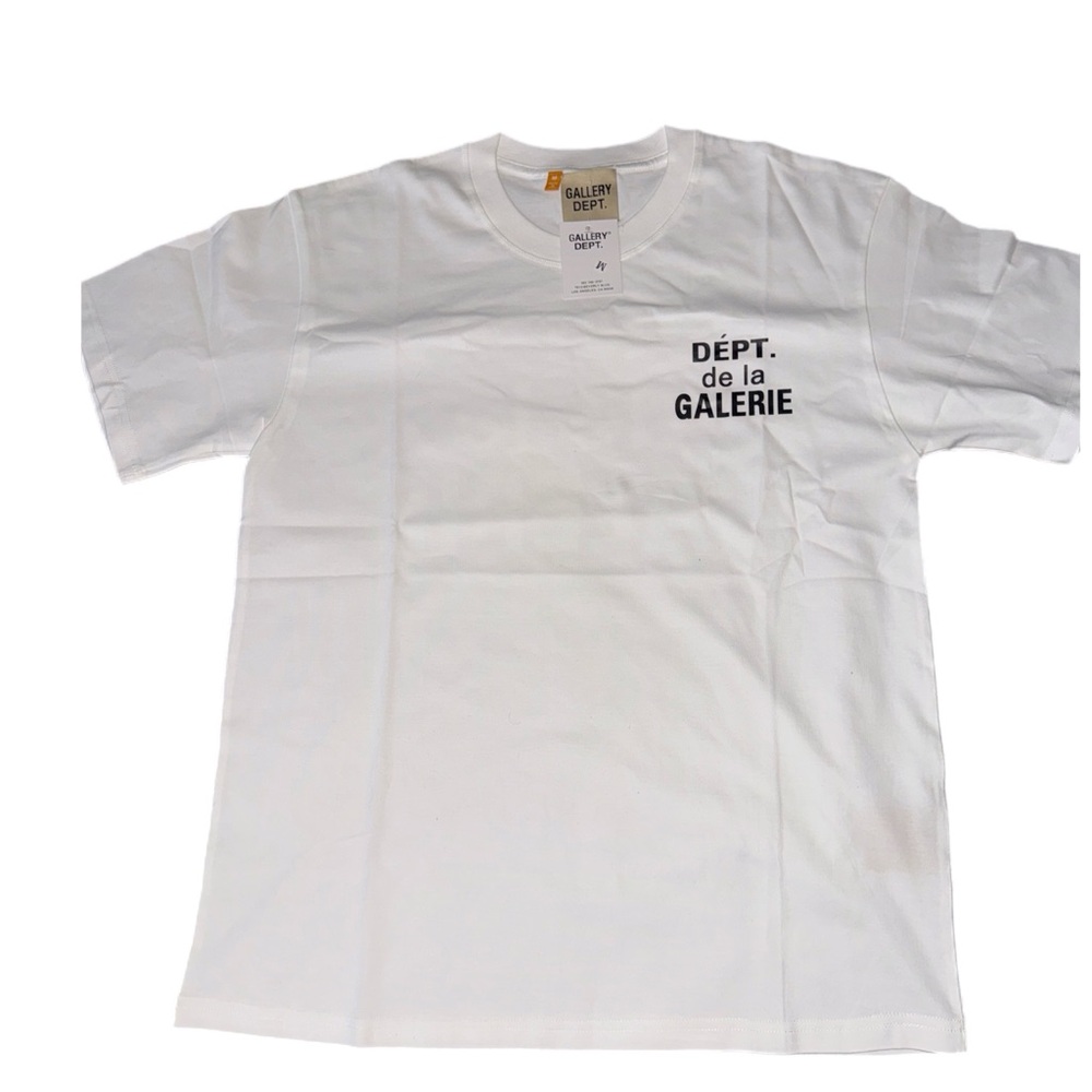 Gallery Dept White Short Sleeve Tee